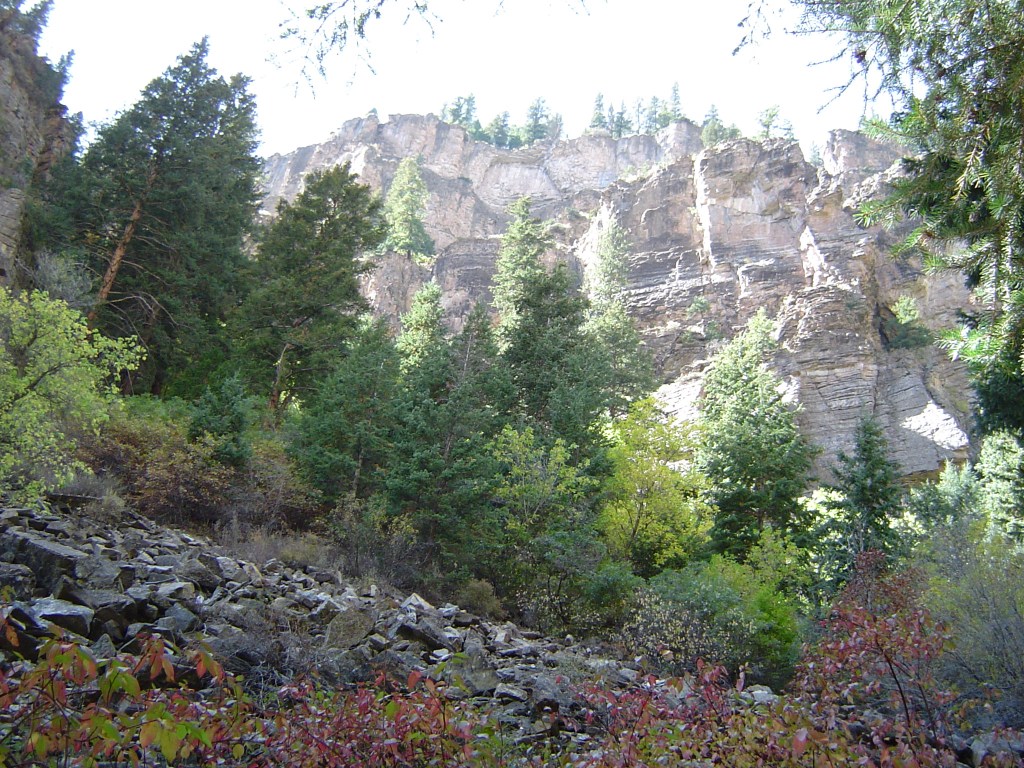 On the way to Hanging Lake